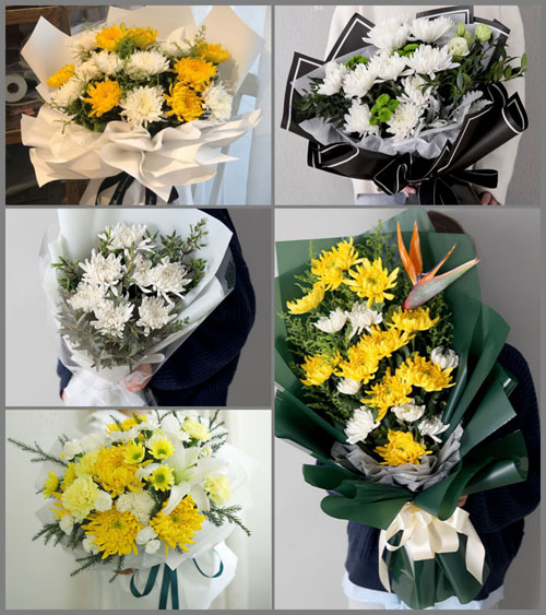 广东韶关市新丰县沙田镇白事花束代送
